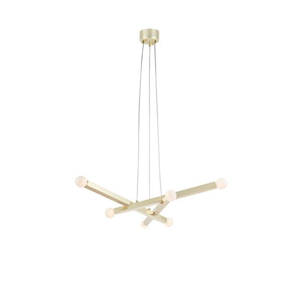Misiņa krāsas metāla piekaramā lampa ø80x10 cm Stack – Markslöjd