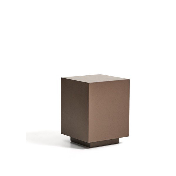 Betona dārza galdiņš 35x35 cm Rustella – Kave Home