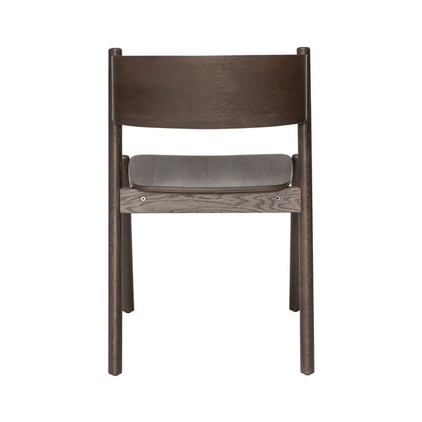 Brūns ozolkoka ēdamistabas krēsls Oblique - Hübsch-image-3