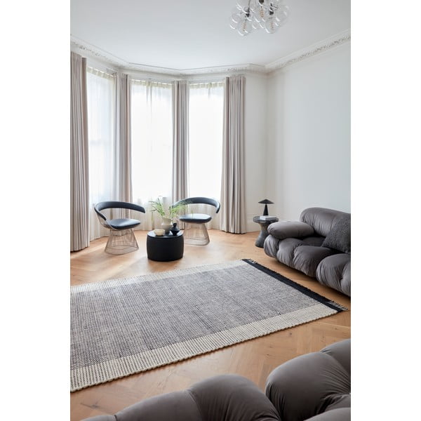 Pelēks ar rokām darināts vilnas paklājs 160x230 cm Avalon – Asiatic Carpets-image-2