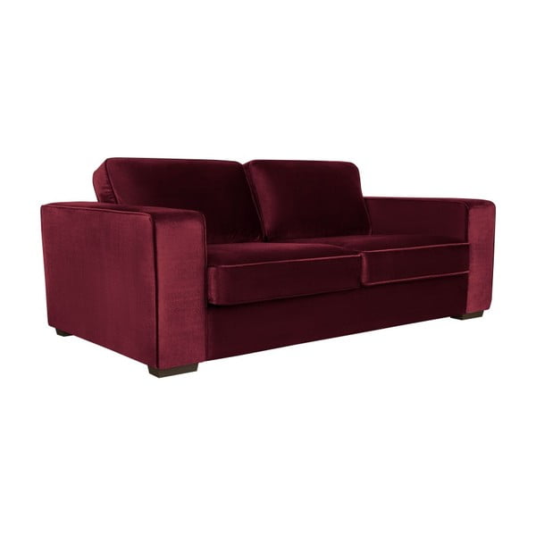 Trīsvietīgs dīvāns bordo krāsā Cosmopolitan Design Denver