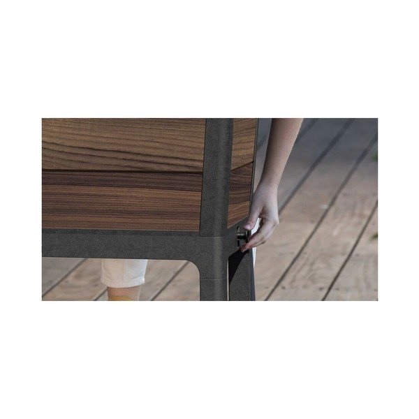Paaugstināta dārza dobe Deco Walnut – Keter-image-3