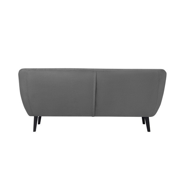 Pelēks trīsvietīgs dīvāns Mazzini Sofas Toscane, melnas kājas-image-2