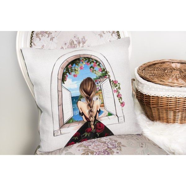 Spilvendrāna Minimalist Cushion Covers Samia, 45 x 45 cm-image-2
