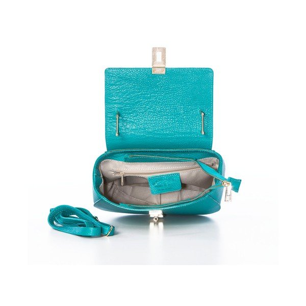 Ādas rokassoma Grana Dollaro Turquoise-image-3