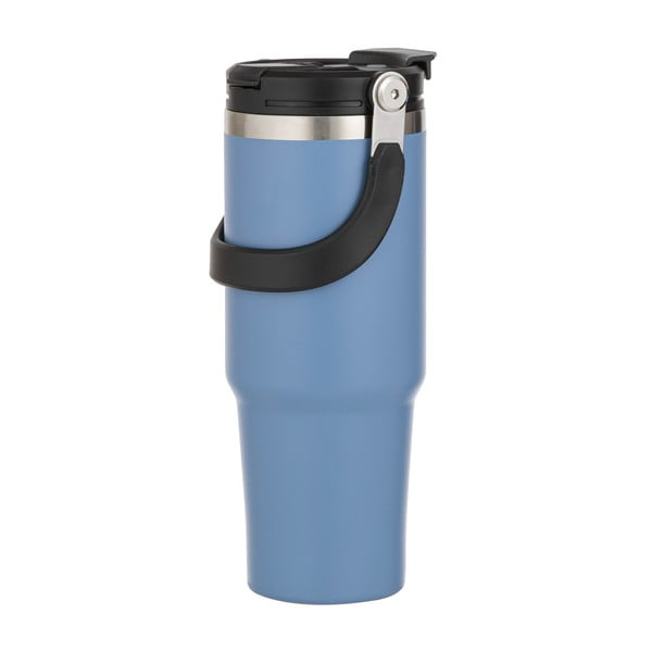 Zila nerūsējošā tērauda pudele ceļojumiem 1 l Eco – Ladelle