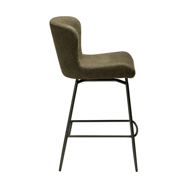 Haki polsterēts bāra krēsls (sēdekļa augstums 67,5 cm) Glam – DAN-FORM Denmark-image-1