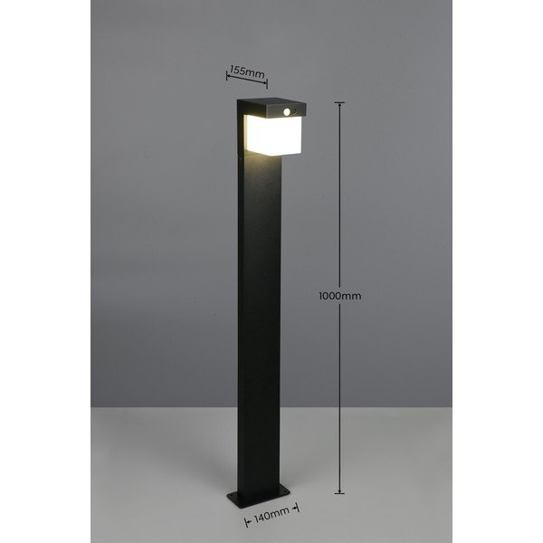 LED stabveida āra gaismeklis ar saules baterijām (augstums 100 cm) Colombo – Reality-image-4