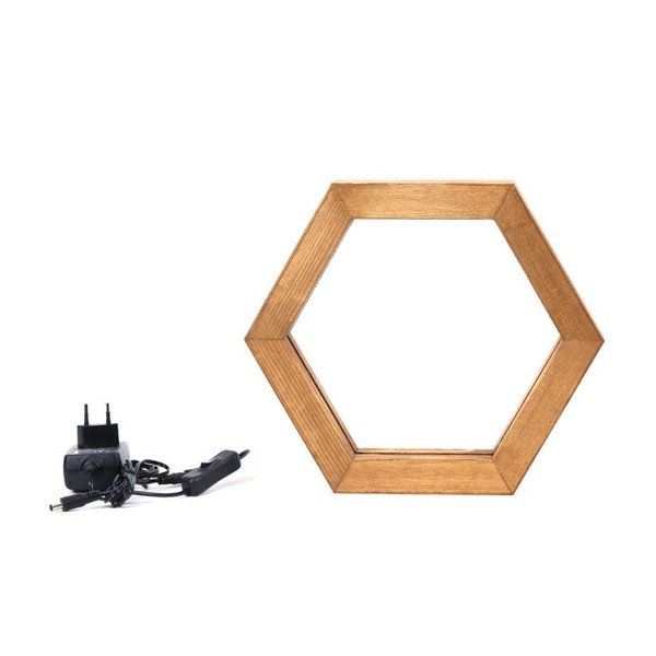 Koka galda lampa Honeybee-image-1