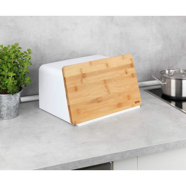 Balts maizes trauks ar bambusa dēlīti Wenko Kubo-image-4