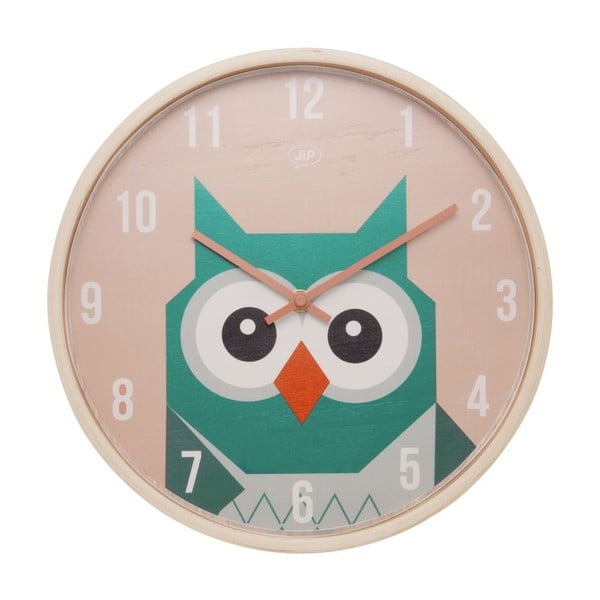 Sienas pulkstenis Geo Owl, 30 cm
