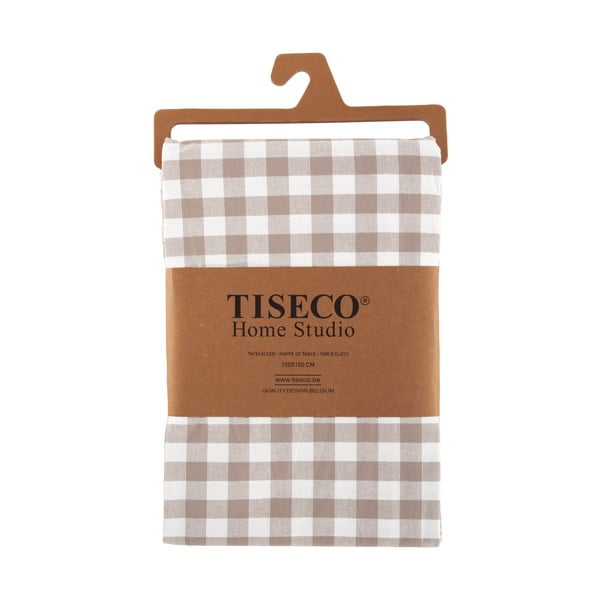 Kokvilnas galdauts 150x150 cm Gingham – Tiseco Home Studio-image-2
