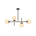 Melna piekarama lampa Squid Lighting Kruva, augstums 57 cm