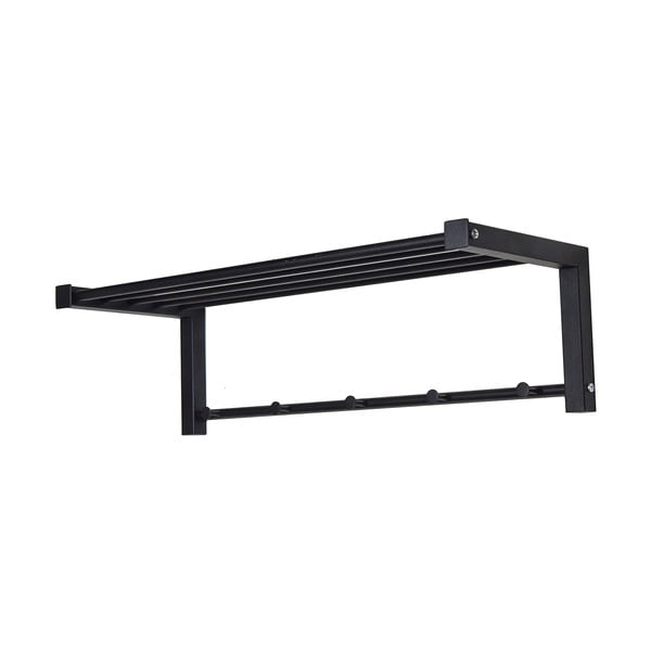 Melns metāla sienas pakaramais 78,5 cm Bergum – Spinder Design-image-2