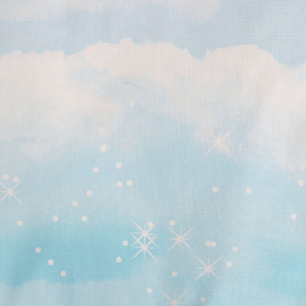 Zila/rozā vienguļamā bērnu gultas veļa 135x200 cm Ombre Rainbow Clouds – Catherine Lansfield-image-4