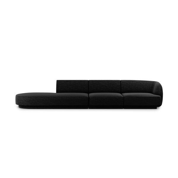 Antracīta pelēks dīvāns 302 cm Miley – Micadoni Home