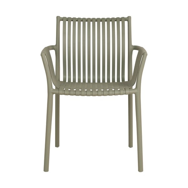 Zaļi plastmasas dārza krēsli (2 gab.) Tulsa – House Nordic-image-2