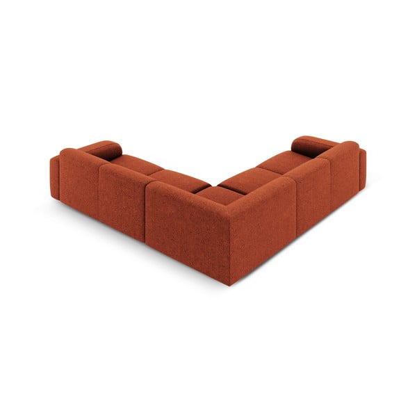 Ķieģeļu sarkans stūra dīvāns (ar maināmu stūri/L veida) Molino – Micadoni Home-image-2