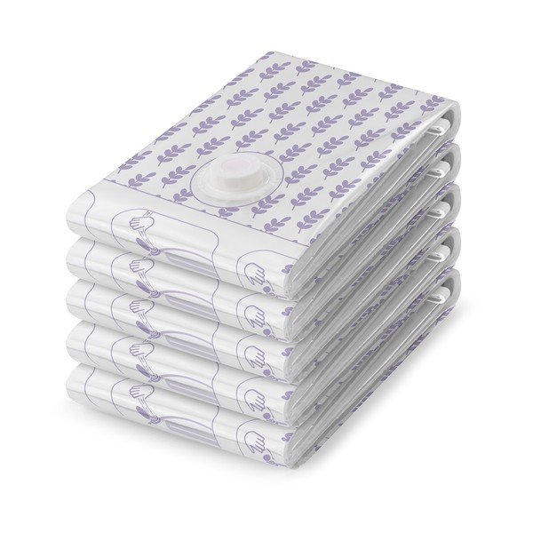 Vakuuma maisi apģērbam (5 gab.) Compress Lavender – Compactor