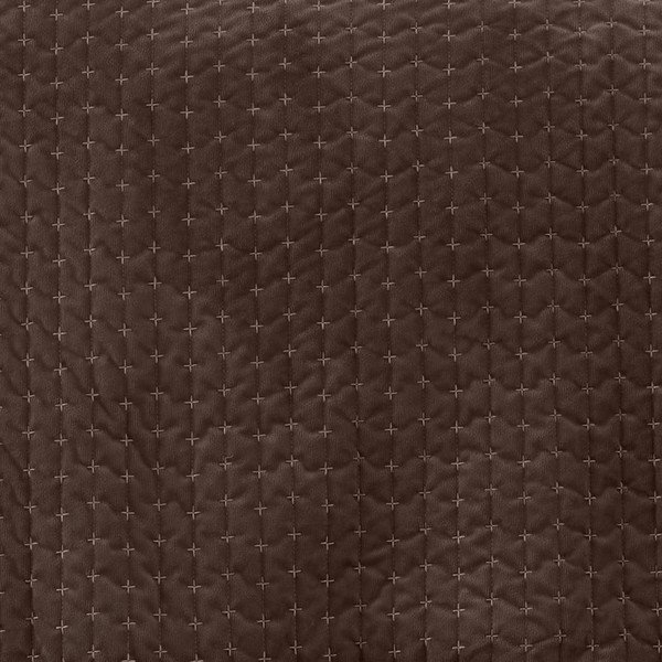 Tumši brūns samta stepēts gultas pārklājs 240x260 cm Attica Velvet – Bianca-image-2