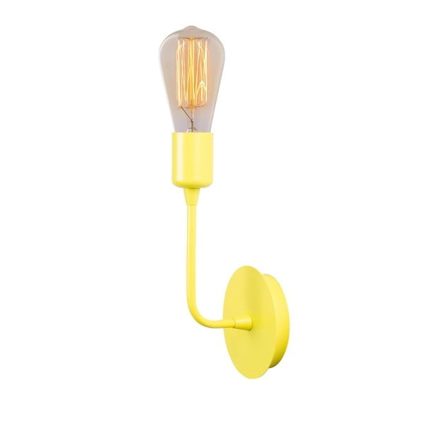 Dzeltena sienas lampa Homemania Decor Simple Drop
