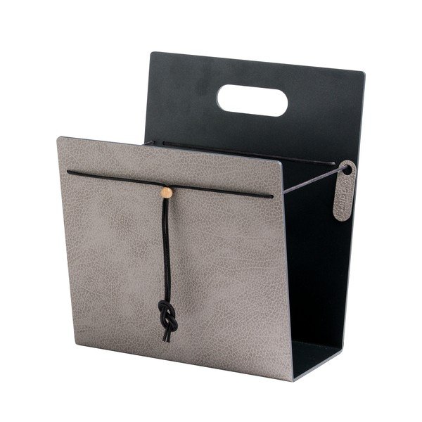 Metāla/ekoloģiskās ādas žurnālu statīvs Hippo M – LIND DNA