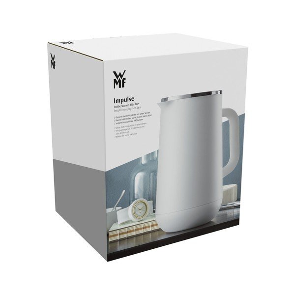 Nerūsējošā tērauda termoss baltā krāsā WMF Cromargan® Impulse, 1 l-image-1