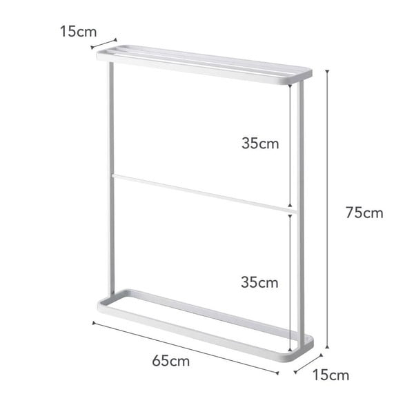 Balts dvieļu turētājs YAMAZAKI Tower-image-4