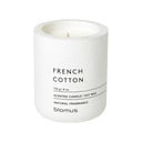 Aromātiskā sojas vaska svece degšanas laiks 24 h Fraga: French Cotton – Blomus
