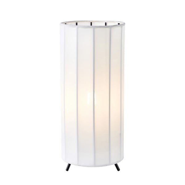 Melnbalta galda lampa ar auduma abažūru (augstums 31,5 cm) Hikari – Markslöjd