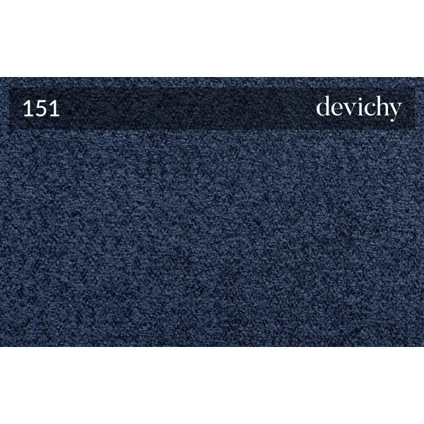 Tumši zils izvelkamais dīvāns Devichy Tous, kreisais stūris-image-3
