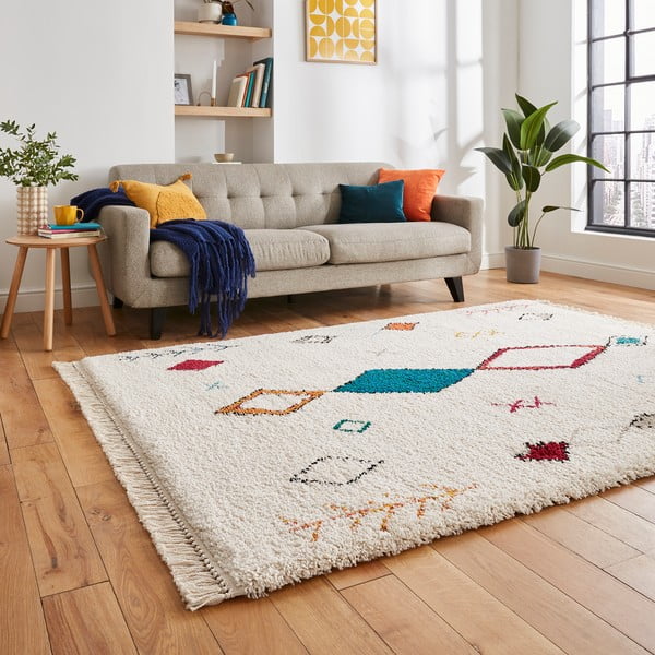 Bēšs paklājs 170x120 cm Boho – Think Rugs-image-2