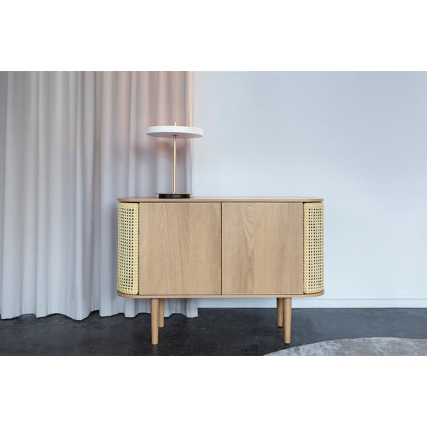 Melnbalta metāla LED galda lampa ar regulējamu spilgtumu un metāla abažūru (augstums 41,5 cm) Asteria Table – UMAGE-image-1