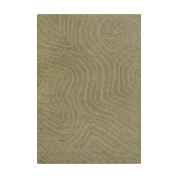 Haki ar rokām darināts vilnas paklājs 160x230 cm Mesmerise Sage – Flair Rugs