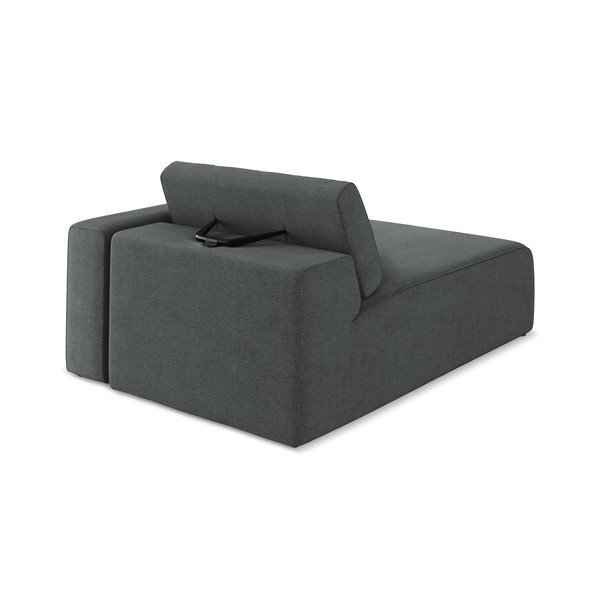 Pelēka modulārā dīvāna daļa (ar labo stūri) Kalea – Makamii-image-4