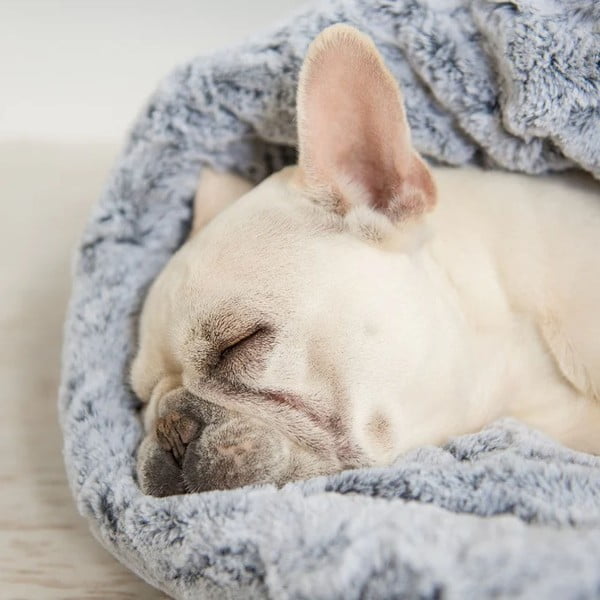 Pelēka mājdzīvnieku gulta ø 33 cm Snuggle Bed 3in1 Husky Grey S – P.L.A.Y.-image-1