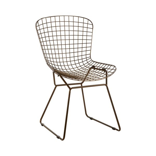 Bronzas krāsas metāla pusdienu krēsls District – Premier Housewares