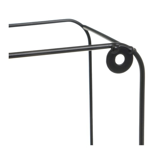 Melni/dabīga toņa sienas plaukti (2 gab.) 21 cm – Casa Selección-image-1