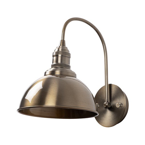 Misiņa krāsas sienas lampa ø 21 cm Varzan – Opviq lights