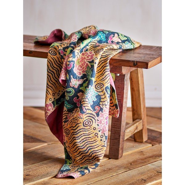 Kokvilnas pleds 127x152 cm Lester – Bloomingville-image-3