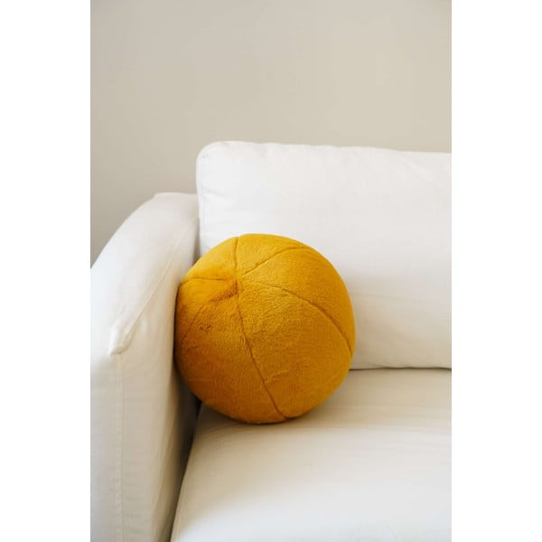 Mikroplīša dekoratīvais spilvens ø 25 cm Top – Mioli Decor-image-3