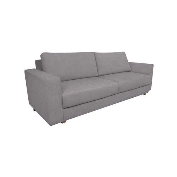 Gaiši pelēks trīsvietīgs dīvāns Kooko Home Soul-image-1