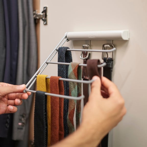 Metāla turētājs kaklasaitēm un jostām Orderly – Joseph Joseph-image-1