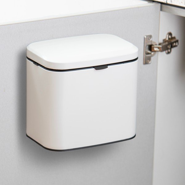 Balts kompostējamo atkritumu konteiners 4 l Essentials – Ladelle-image-4