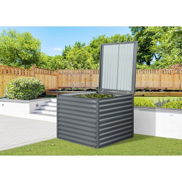 Tumši pelēks kompostētājs 820 l Premium – Rojaplast-image-1
