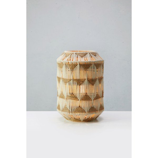 Dabīga toņa galda lampa ar auduma/džutas abažūru (augstums 35 cm) Ano – Markslöjd-image-3