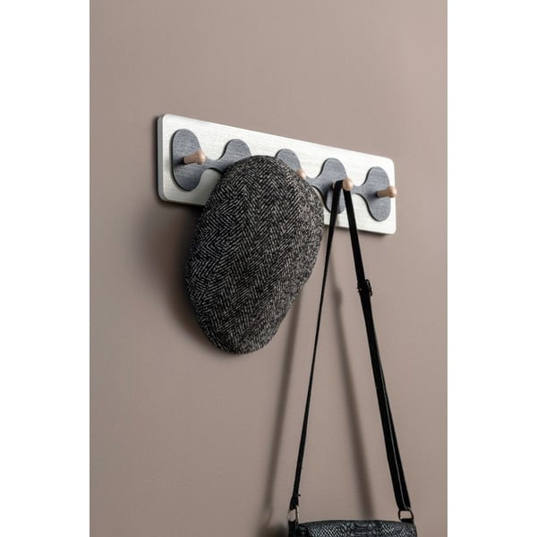 Balts sienas pakaramais 48 cm Rizar  – PT LIVING-image-1