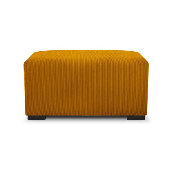Dzeltens velveta pufs Cosmopolitan Design Hobart-image-3