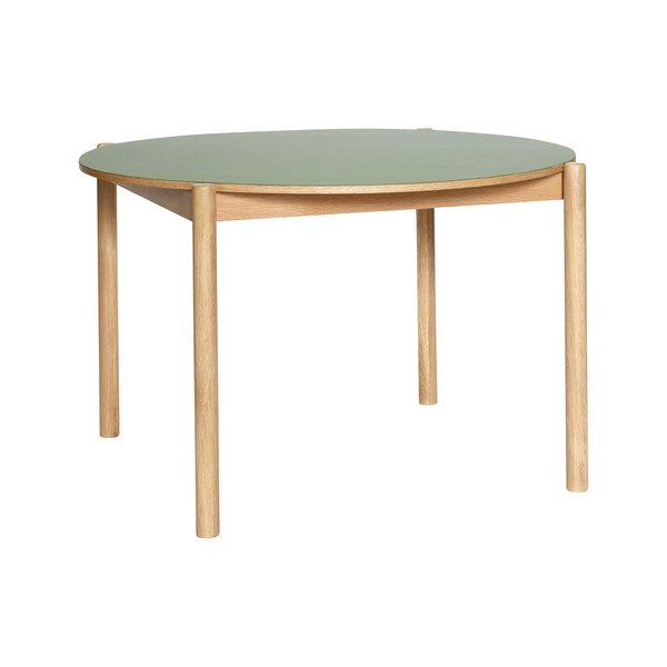 Ozola masīvkoka apaļš ēdamgalds ø 115 cm Oblique – Hübsch