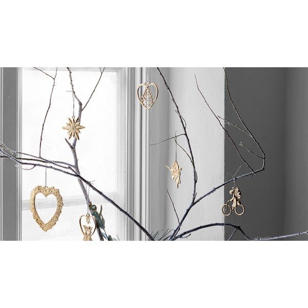 Piekaramais Ziemassvētku rotājums zelta krāsā Kähler Design-image-3